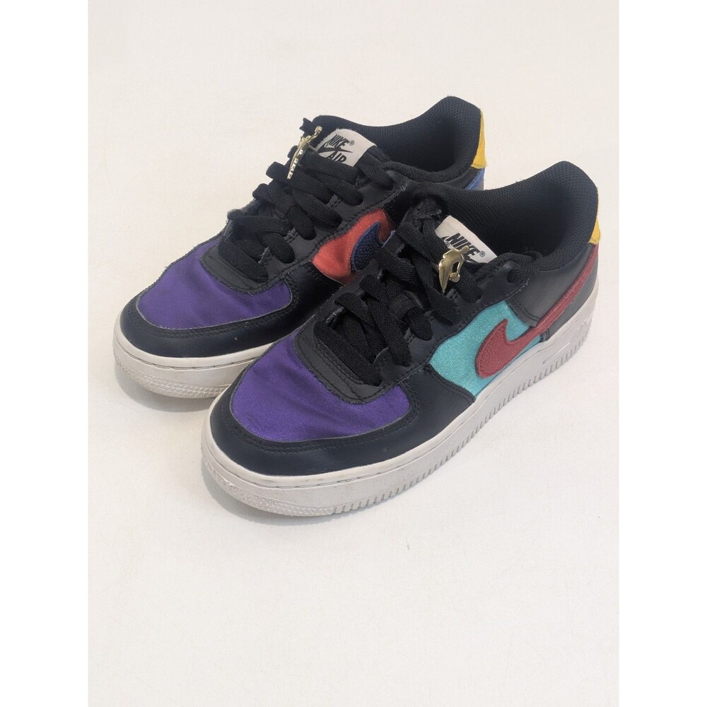 Nike Air Force 1 LV8 Multi-Color Black GS Sneakers Youth 4.5Y